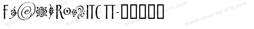 FlatironITC TT字体转换